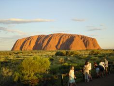 Ayers Rock im Sonnenuntergang