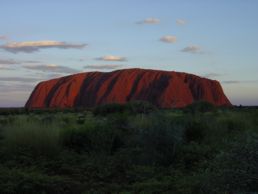 Ayers Rock im Sonnenuntergang