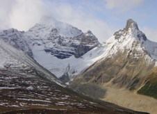 Berge um Mount Atabasca