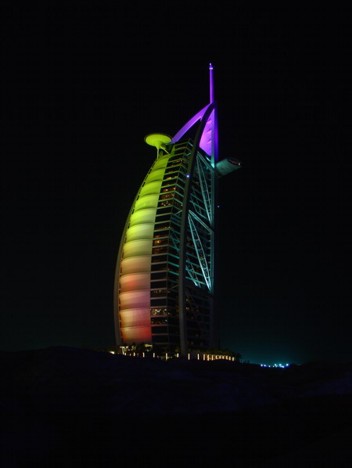 Burj Al Arab - Blick vom Strand des Jumeirah Beach Resort