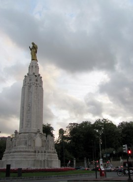 Der Jesus im Kreisverkehr