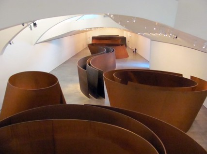 eine der Ausstellungen im Guggenheim