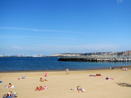 einer der kleineren Strandabschnitte