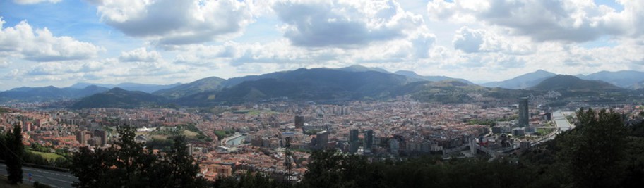 Bilbao Panorama vom Hausberg